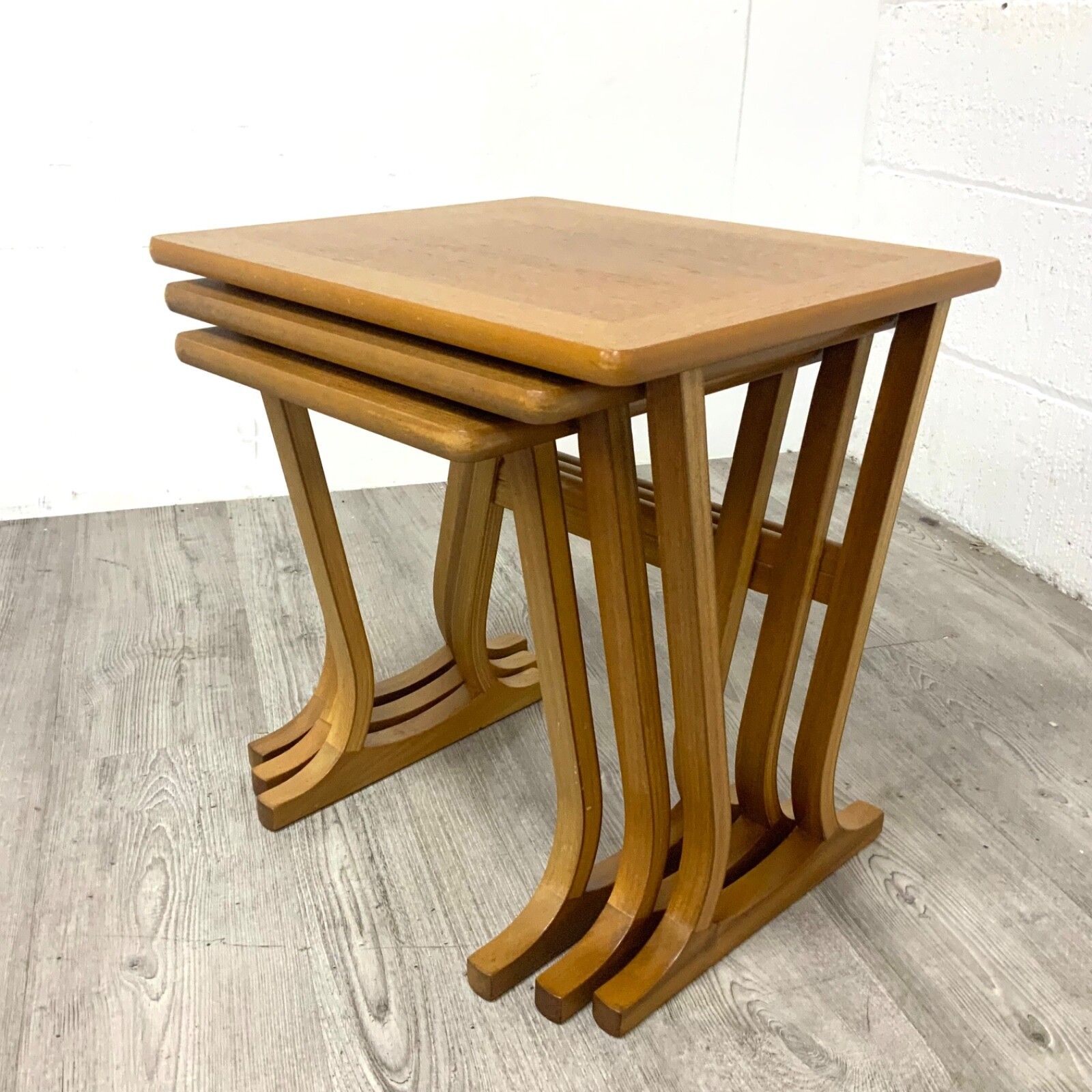 Parker Knoll Mid Century Teak Nest Of 3 Tables. photo for sale