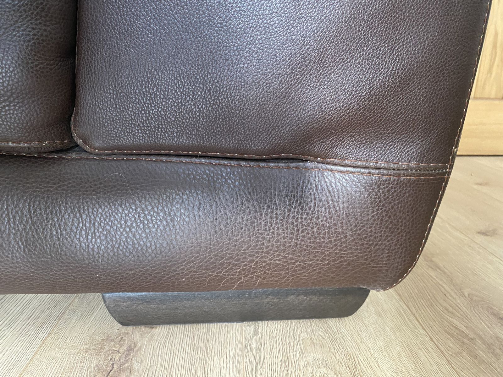 Natuzzi 2 Seater Leather Sofas X 2 photo 450.0