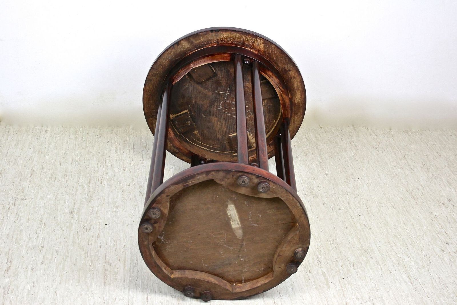 Furniture 20th Century Thonet Side Table "Fledermaus", Design Josef Hoffmann, At Ca. 1906 photo