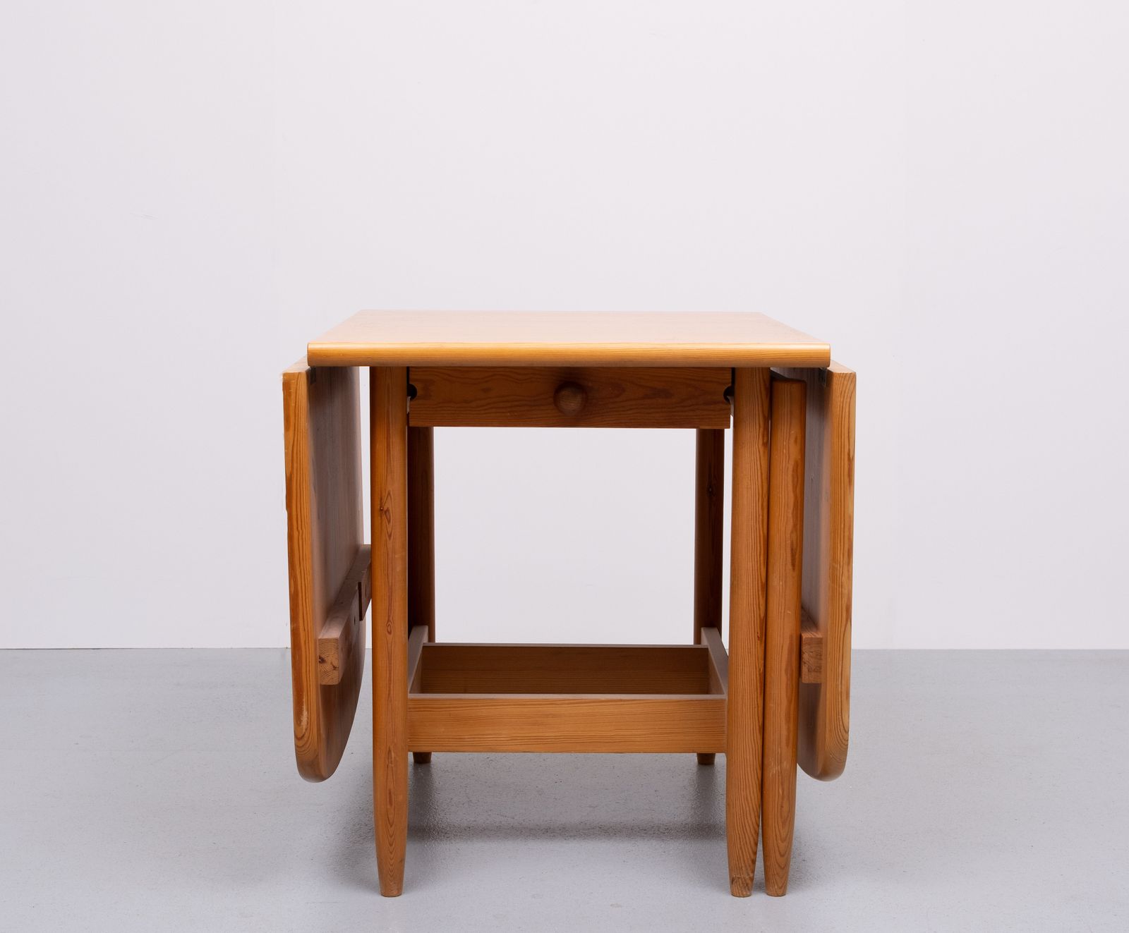 Eero Aarnio Solid Pine Wood Drop Leaf Dining Table Laukaan Puu 1970s photo buy