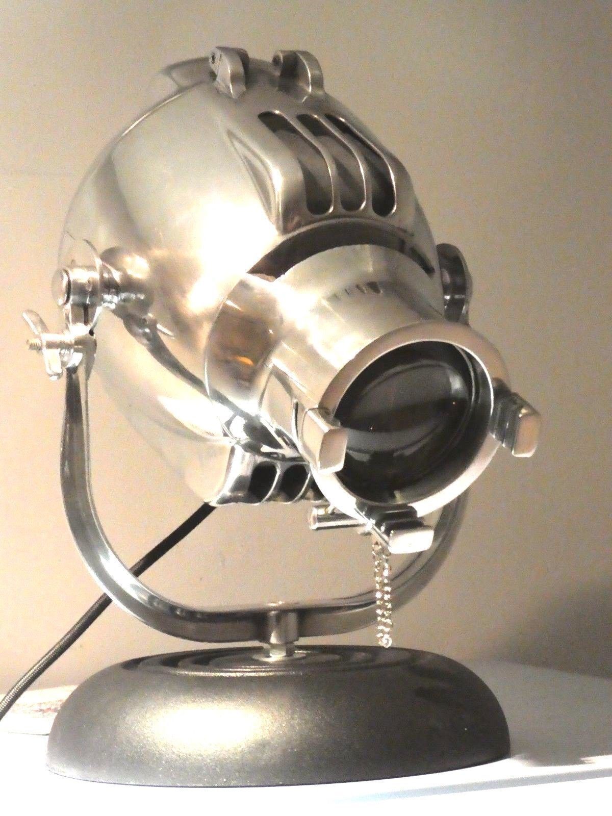 Rare Vintage Strand Electric Theatre Studio Spot Light Desk Film Lamp Lighting Rank Patt 23   Fully Restored photo 449.0