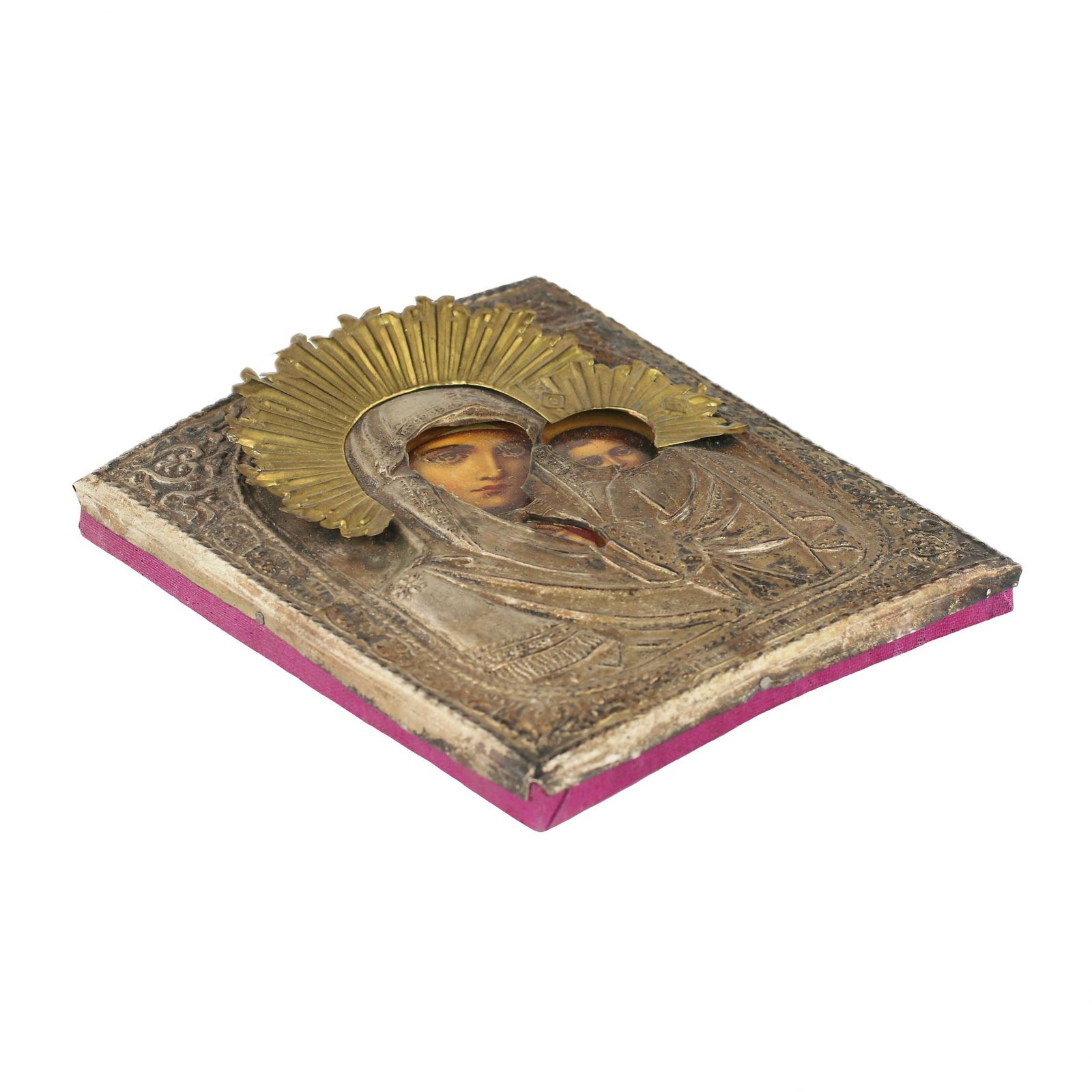 Icon Of Our Lady Of Kazan. Russia. The Turn Of The 19th And 20th Centuries. photo furniture
