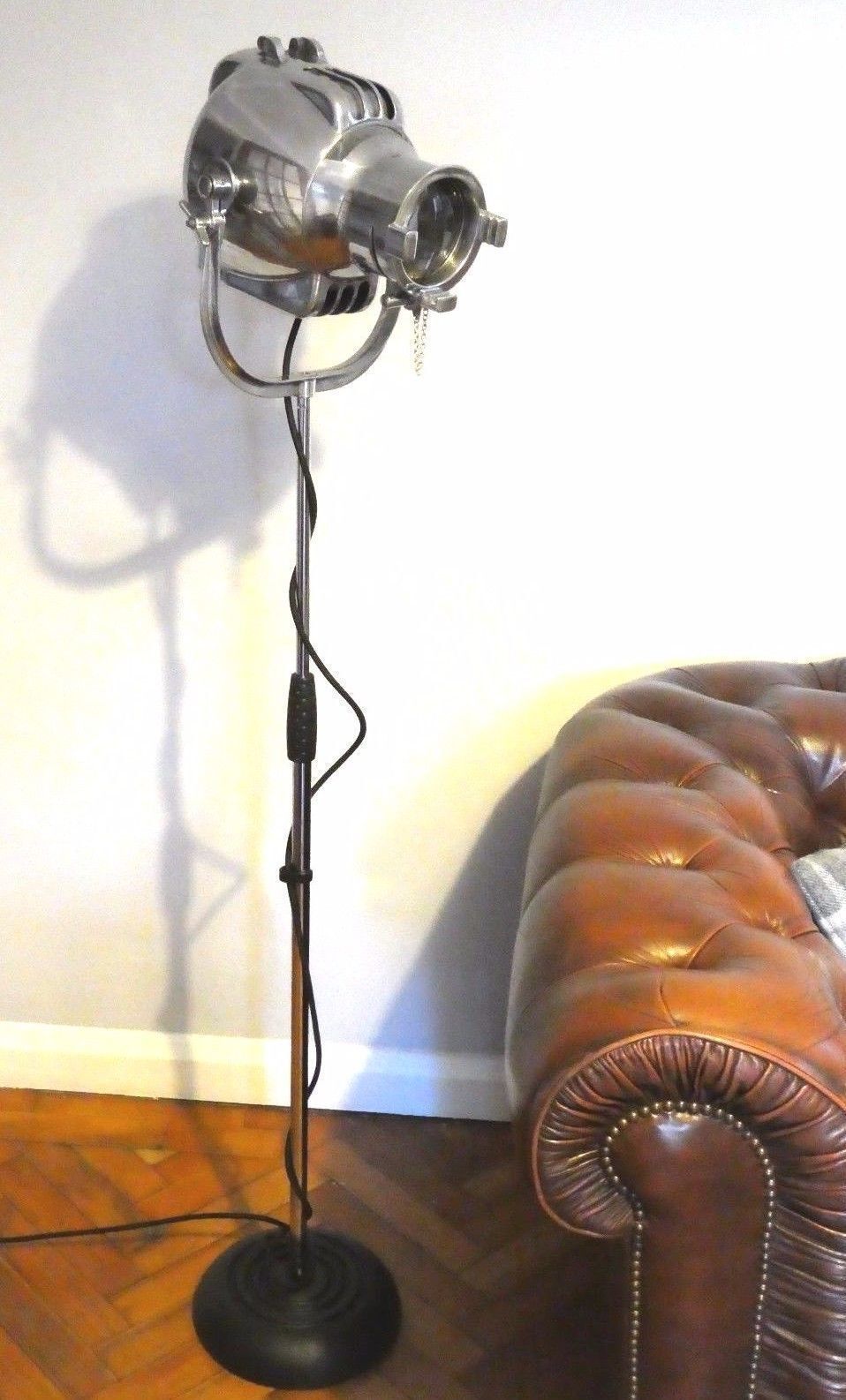 Rare Strand Theatre Film Spotlight Studio Floor Standing Standard Lamp Art Deco Mid 20th Century Patt 23 Lighting photo 495.0