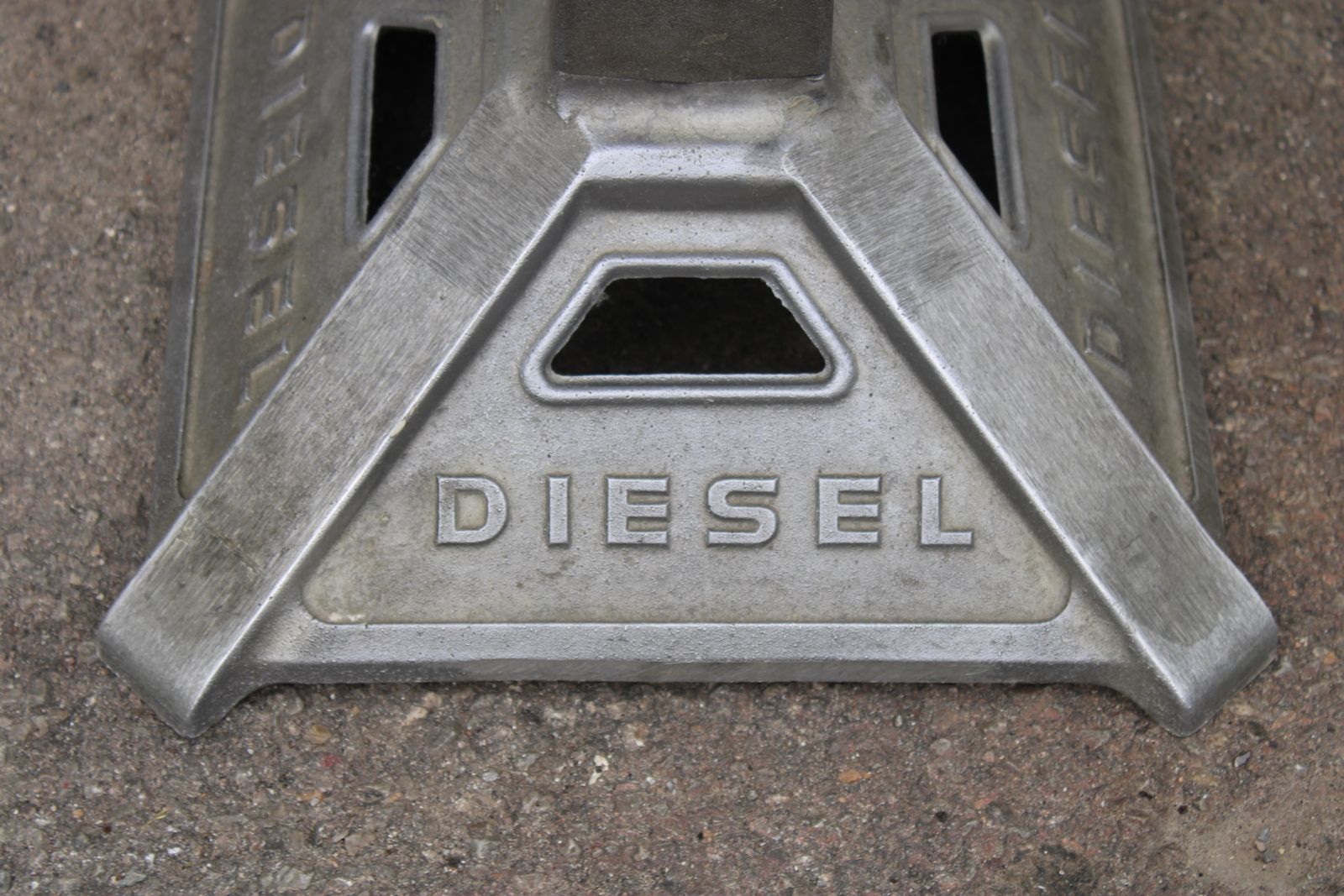 Diesel 1970 Beech And Iron Swivel Chair photo for sale