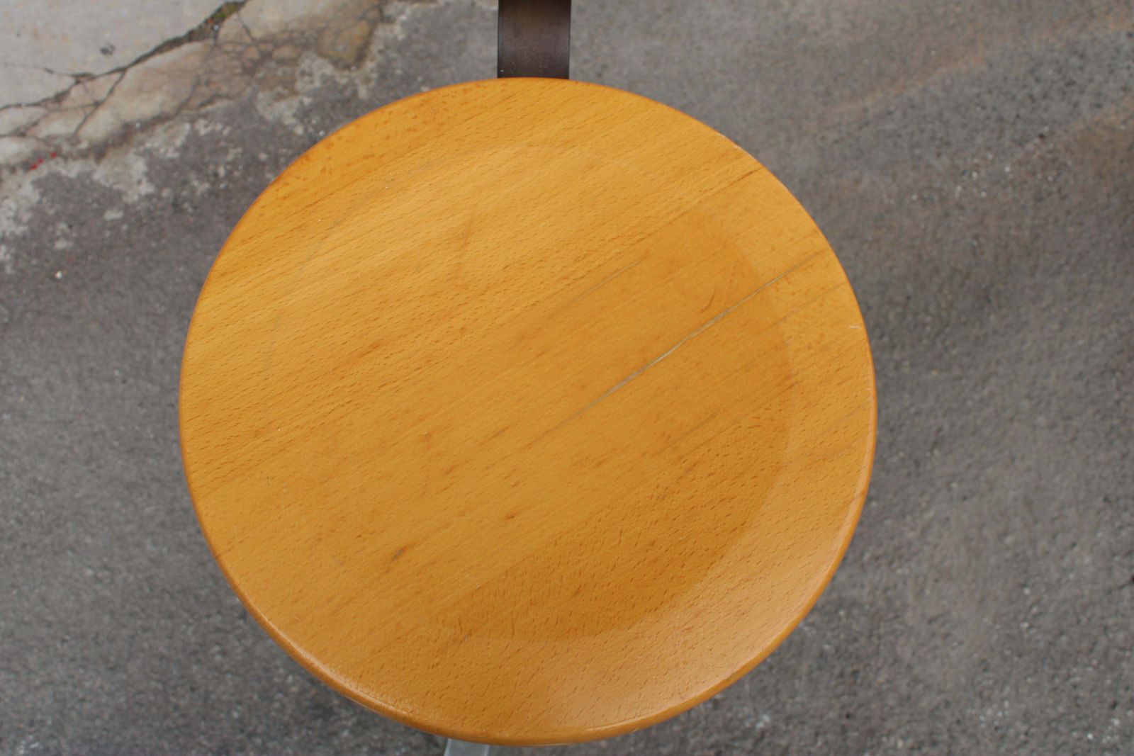 photo for sale Diesel 1970 Beech And Iron Swivel Chair