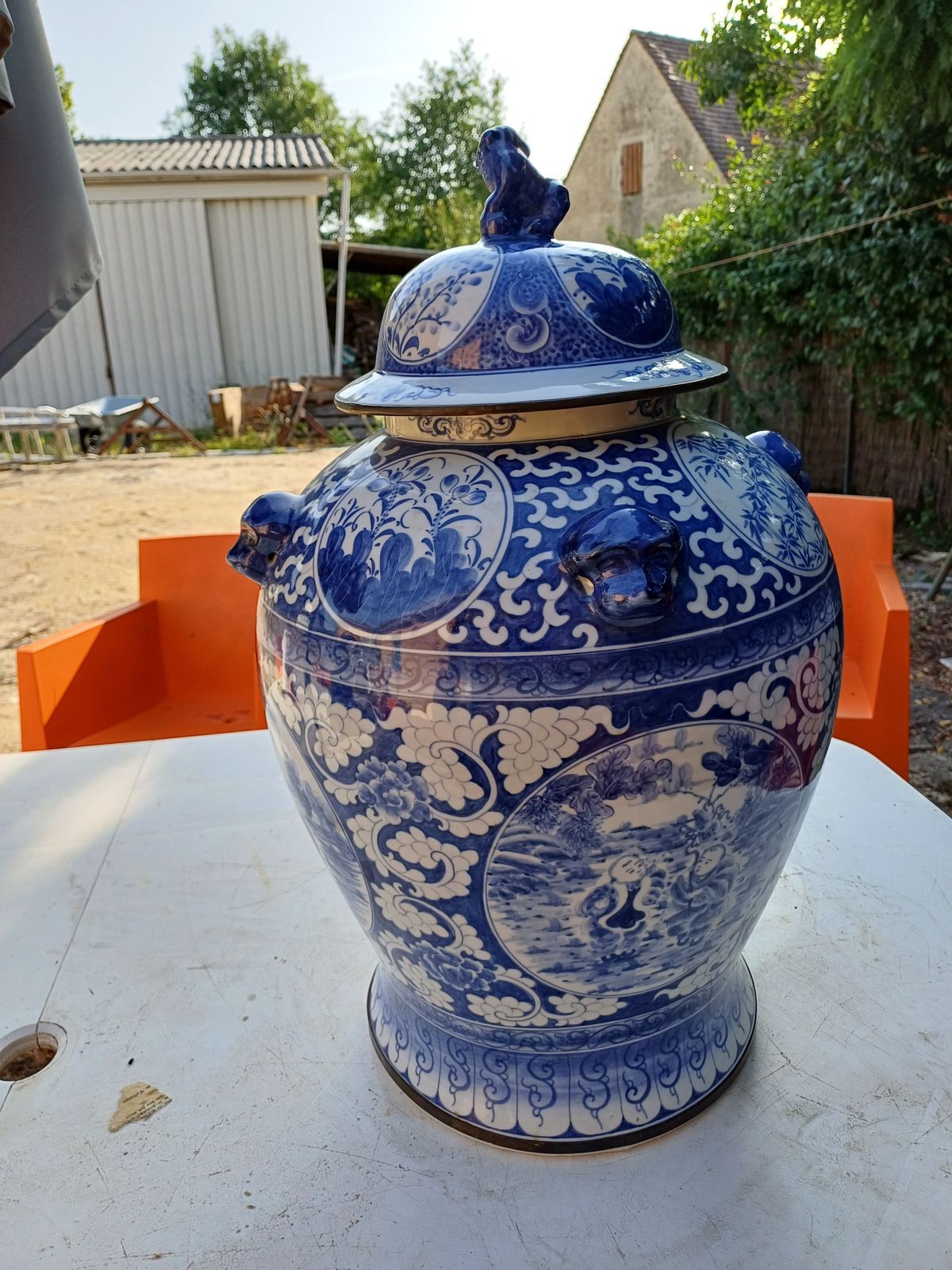 China Earthenware Pot photo vintage