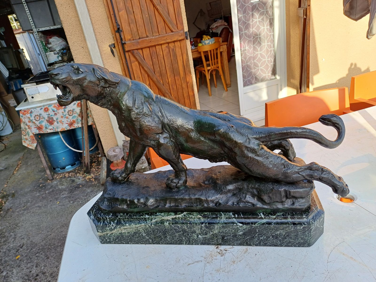 Bronze: Charles Valton (1851 1918) Panther