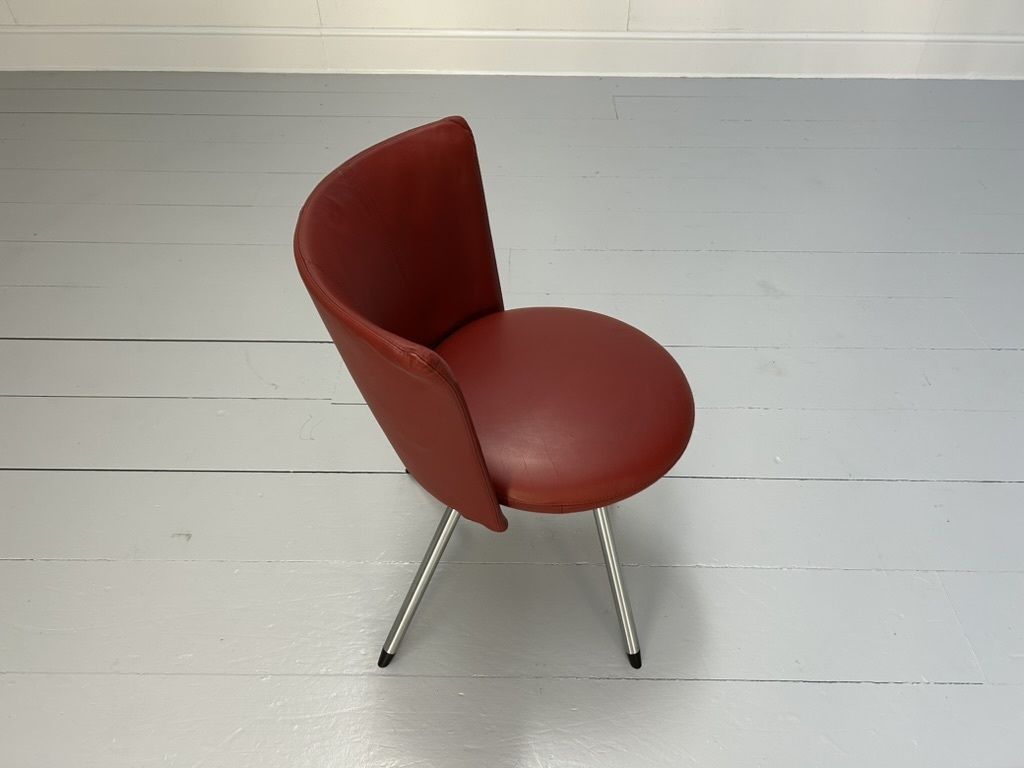 Erik Jorgensen “Ej 11” Cocktail Chair – In Oxblood Leather photo 900.0
