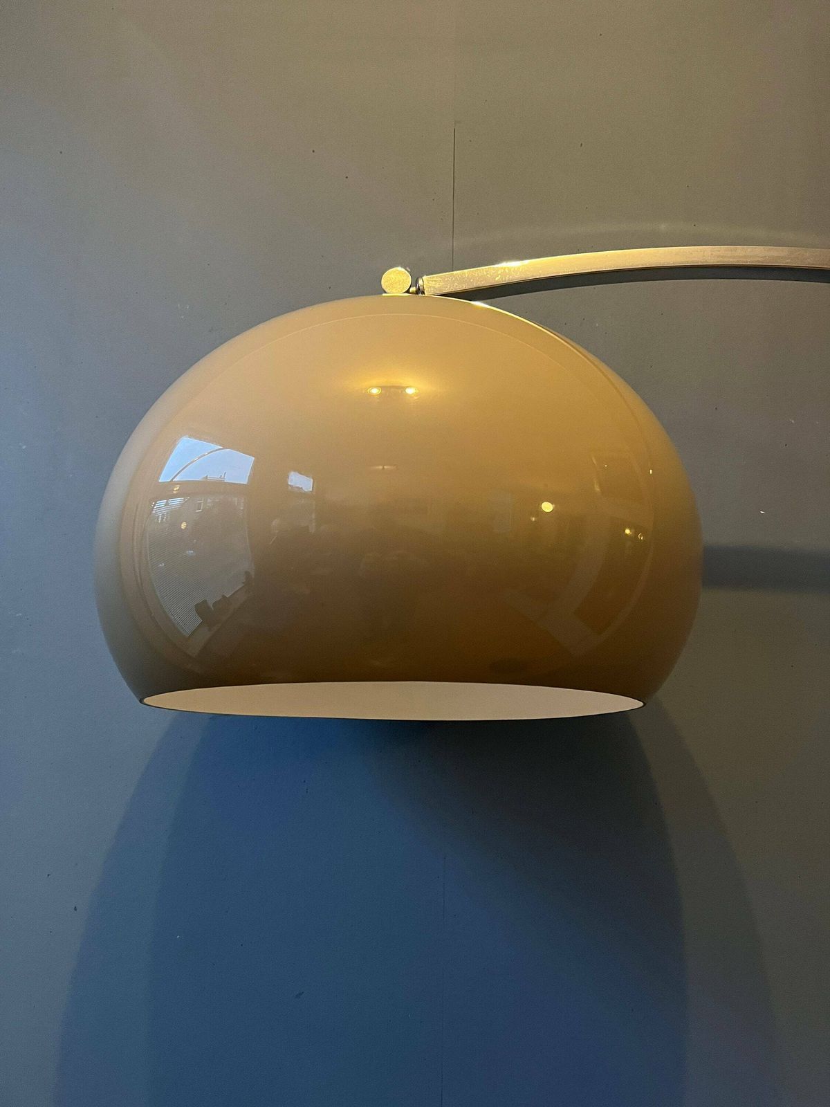 Mid Century Goffredo Reggiani Space Age Booglamp photo vintage