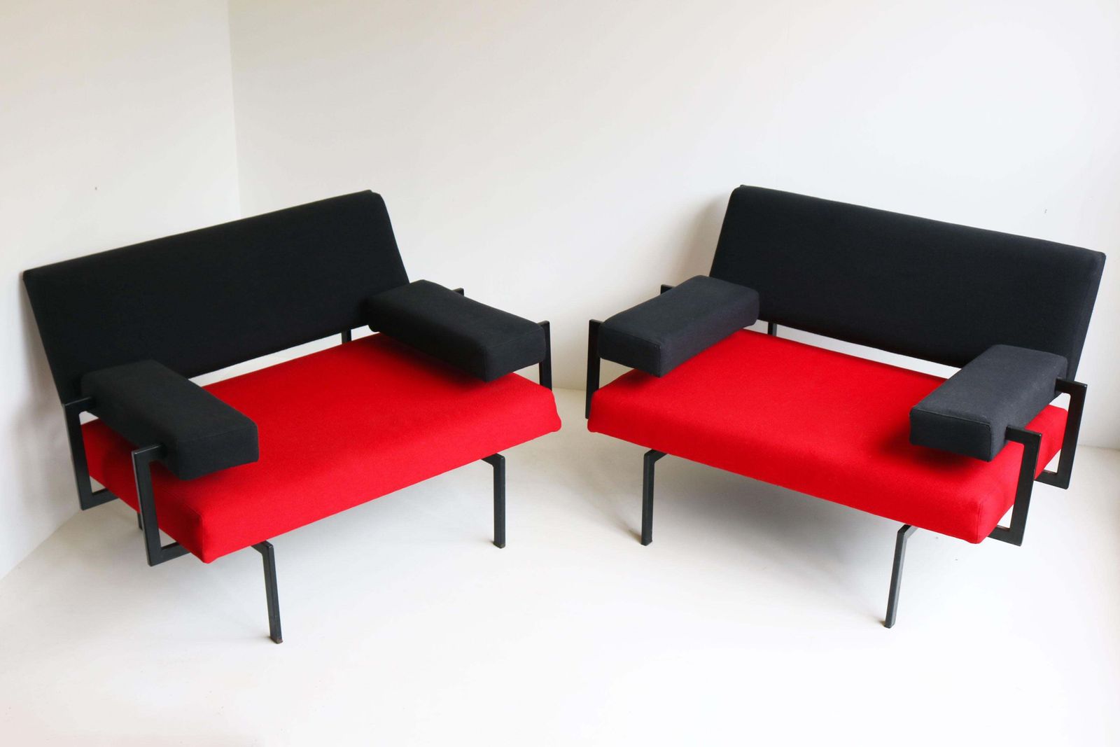 Furniture Pair Of U+N Series Lounge Chairs By Cees Braakman For Pastoe Japenese Series photo