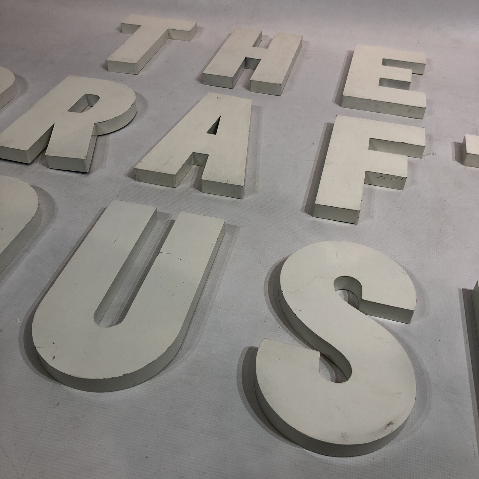 The Draft House Letters Signage Light Up Pub Vintage Craft Bedroom Child Metal photo furniture