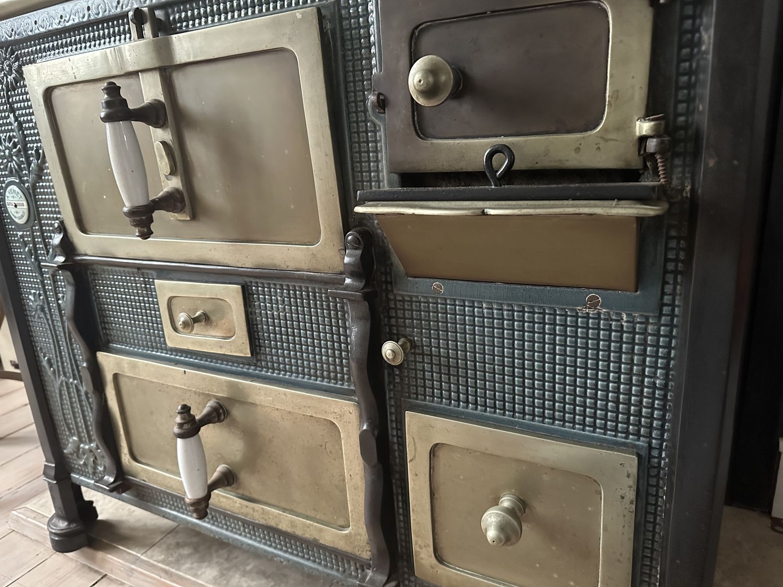 Rare Art Nouveau French Stove Cooker photo vinterior