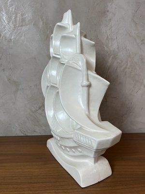 Vintage Ceramic Boat, 1920s photo buy