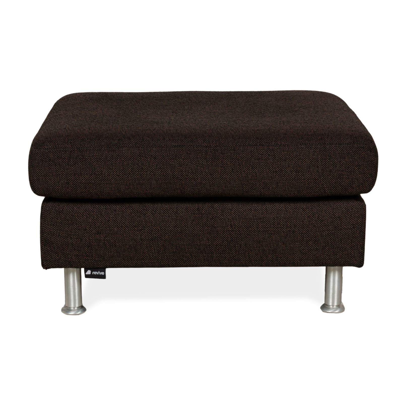 Tabouret Ewald Schillig Concept Plus en tissu noir photo vintage