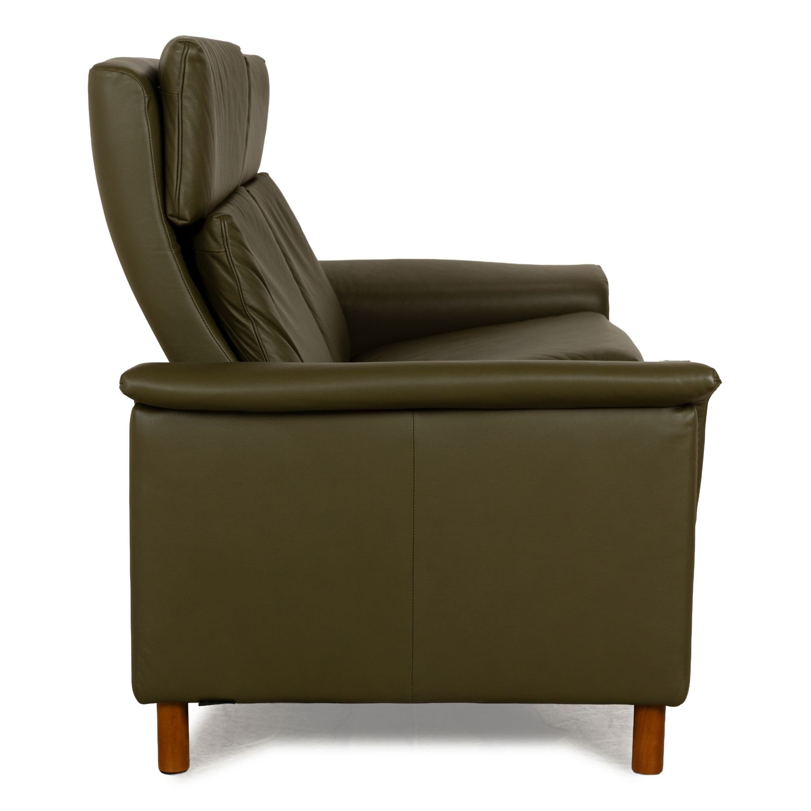 photo for sale Canapé 2 places Stressless Aurora en cuir vert foncé, fonction manuelle