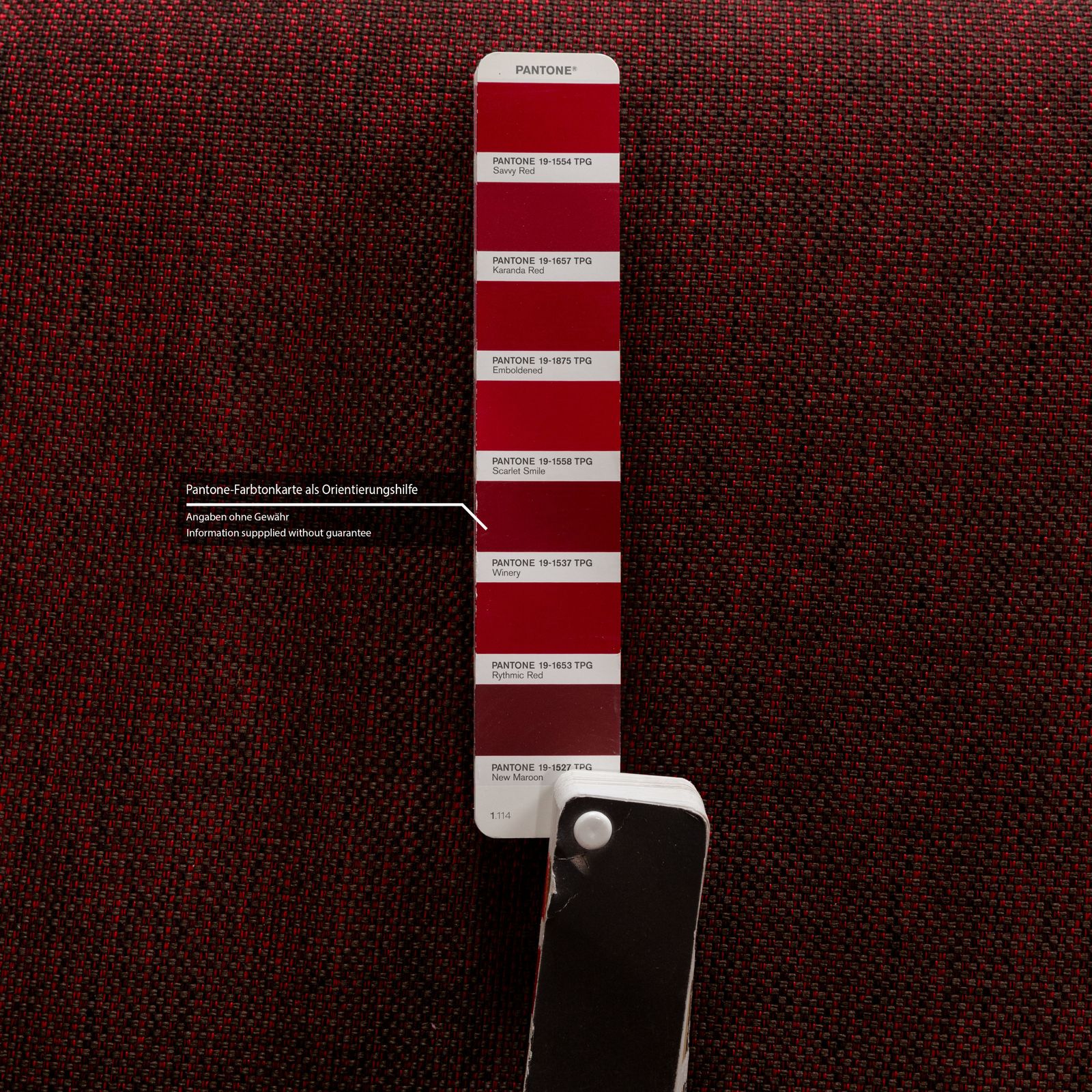 Canapé De Sede DS 450 en tissu rouge, 2 places, fonction relaxation, revêtement neuf photo vintage