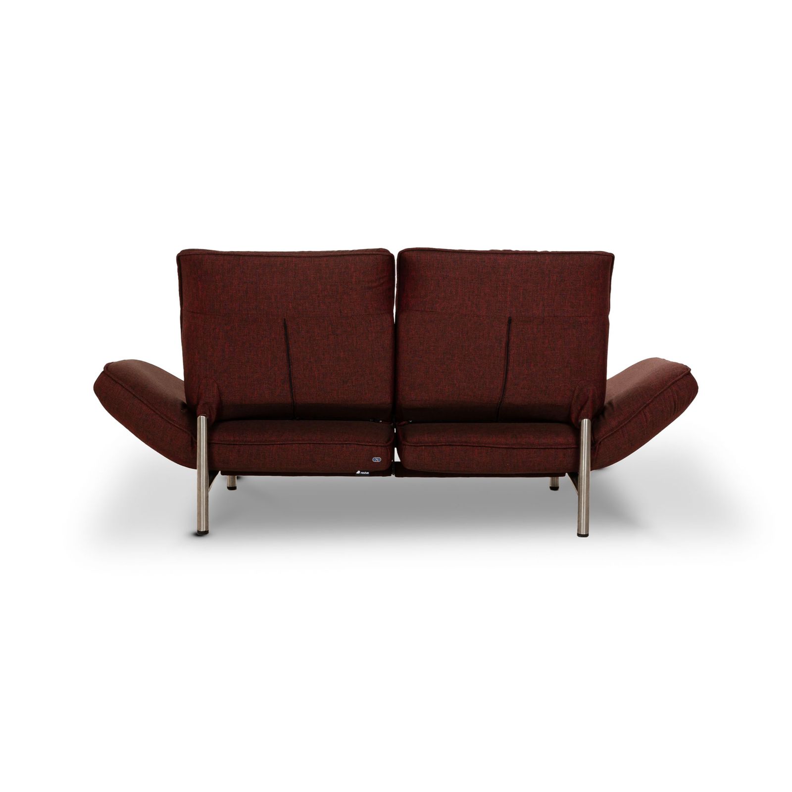 Meubels De Sede Ds 450 Stof Bank Rood Tweezitter Relaxfunctie Nieuwe Bekleding photo