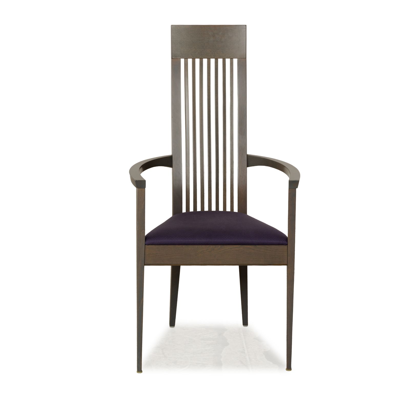 Mobilier Ensemble de 8 chaises Tonon en bois brun gris violet photo