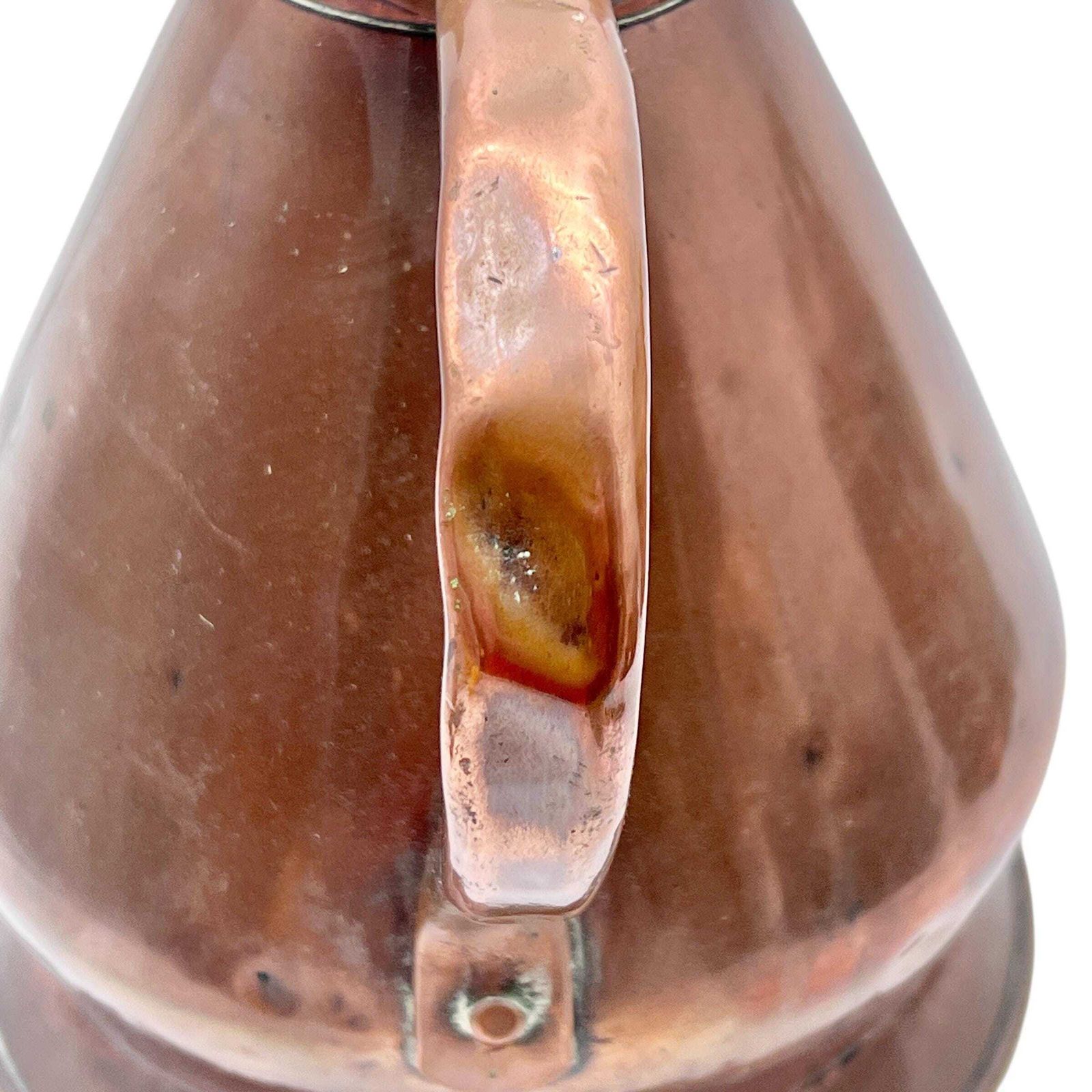 photo furniture Antique Large Copper 1 Gallon Haystack Measuring Jug   George V   Thomas O Blake   58 Hatton Garden London   Country House Decor