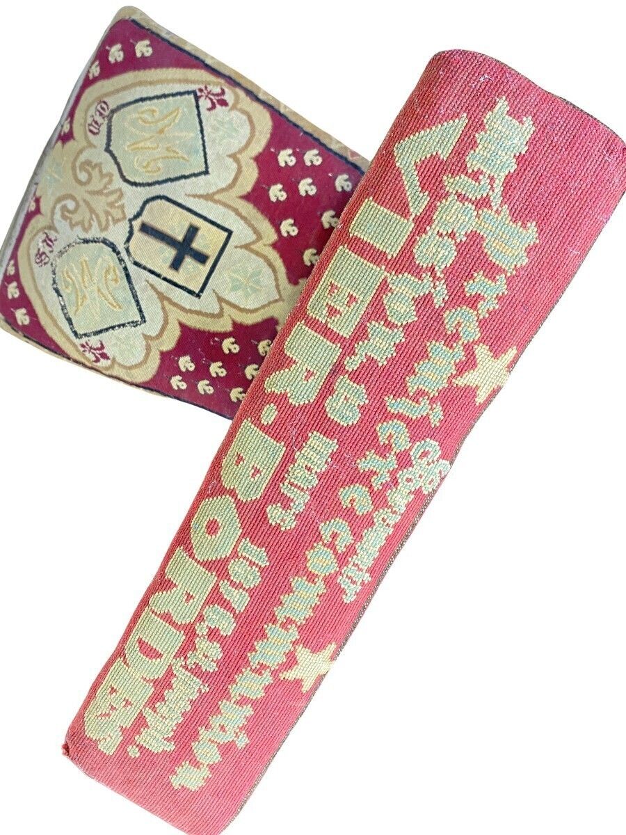 Napoleon III Prie Dieu (1876) In Wood And Embroidered Fabric photo 469.0