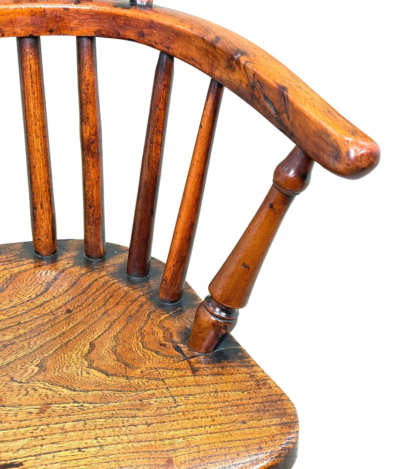 photo furniture Yew Wood 19th Century Childs Windsor Armchair (England, Circa 1820)