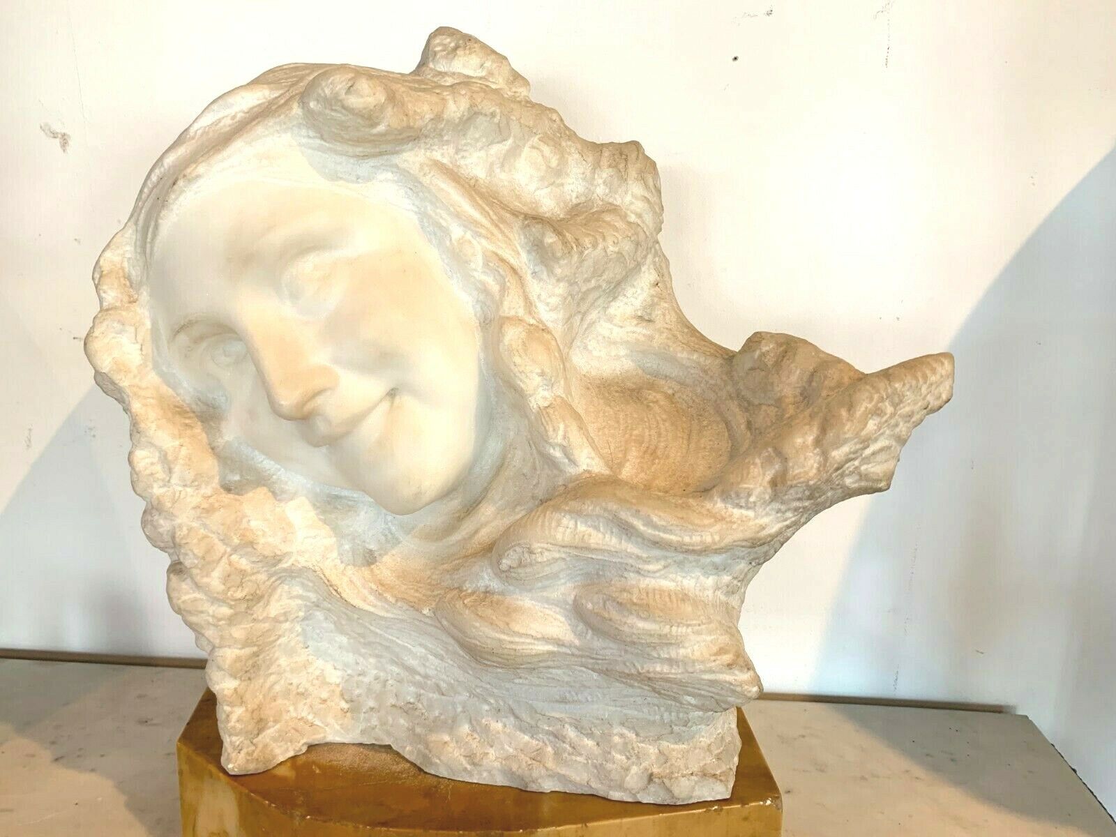 Prof Pattarino Carrarre Marble Group 20th Century Marble Sculpture photo furniture