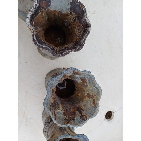 photo furniture Lot Of 5 Cast Iron Vases 1900 From Charleville   Mézières