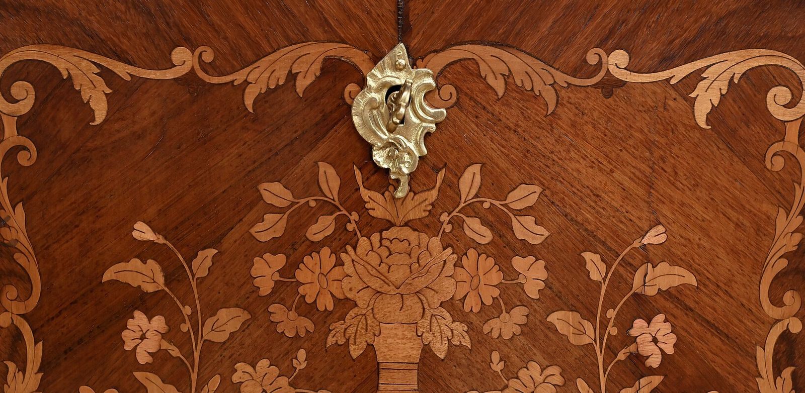 2520.0 Secretary In Precious Wood Marquetry, Transition Style, Napoleon III Period – Mid 19th Century photo