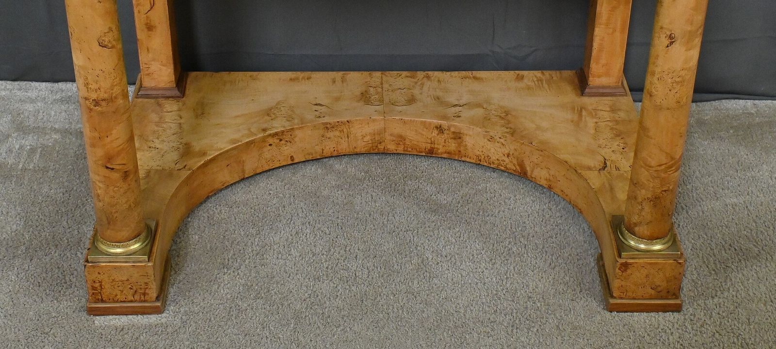 Furniture Dressing Table In Elm Burl Veneer, Empire Period – Early 19th Century photo