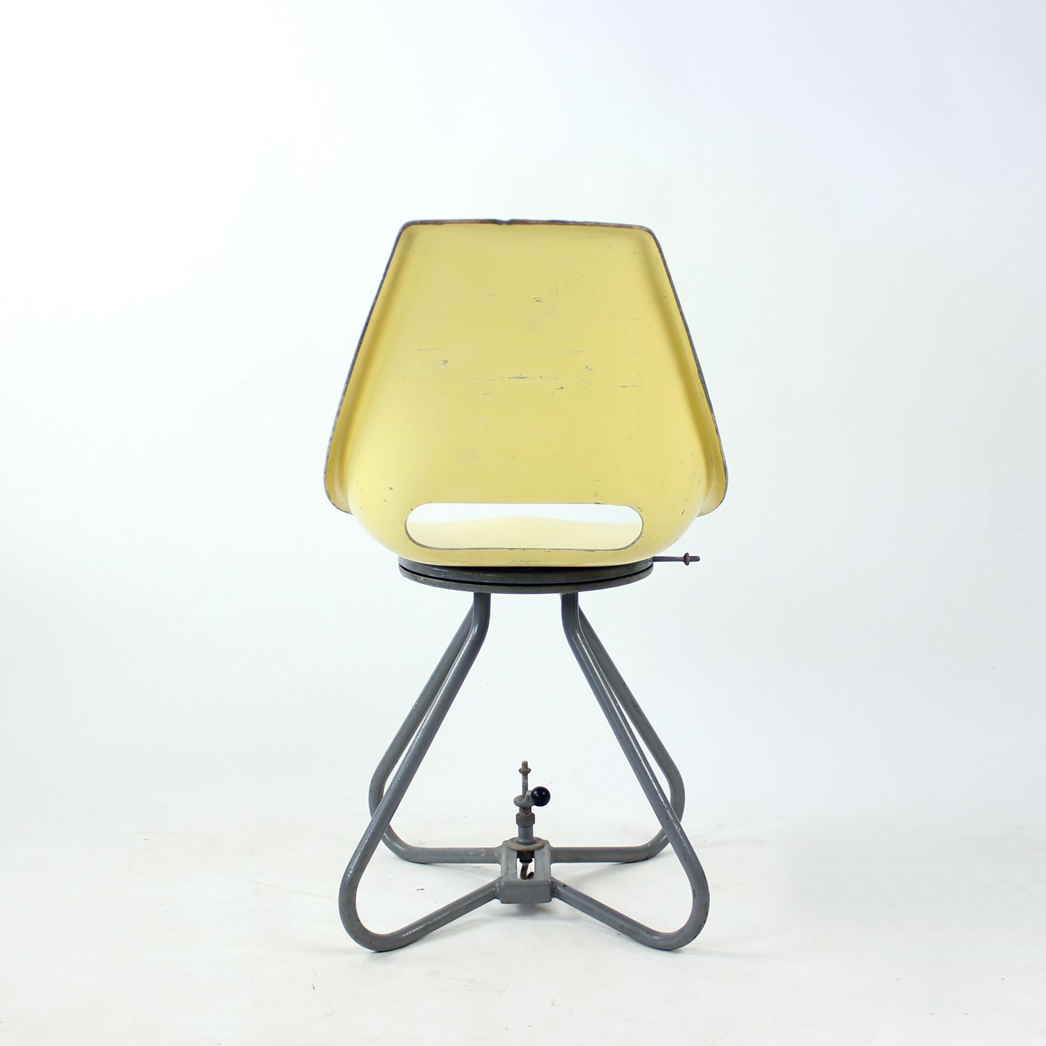 photo for sale Yellow Tram Chair By Miroslav Navratil For Vertex, 1960s