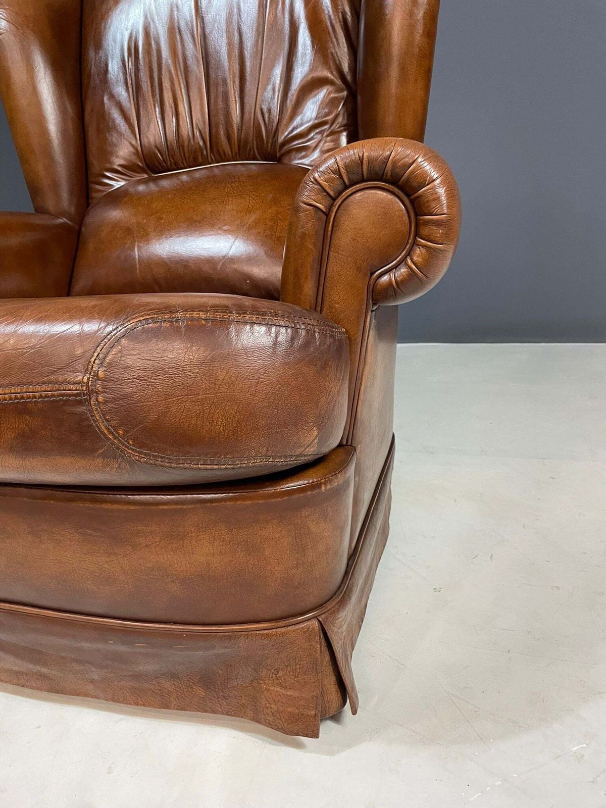 Pair Of Art Deco Leather Club Chairs, Czechoslovakia, 1930s photo furniture