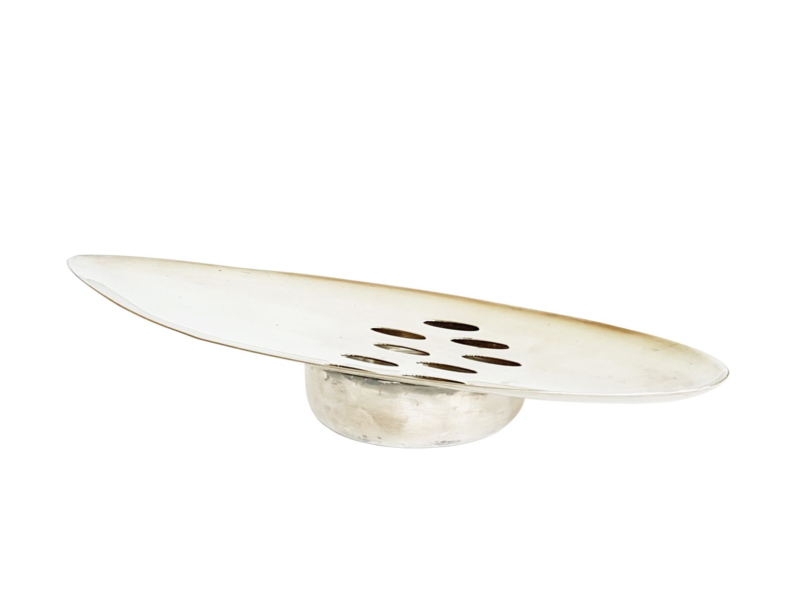 Silver Plated Metal Fish Kettle By Lino Sabattini For Christofle, Italy, 1960s