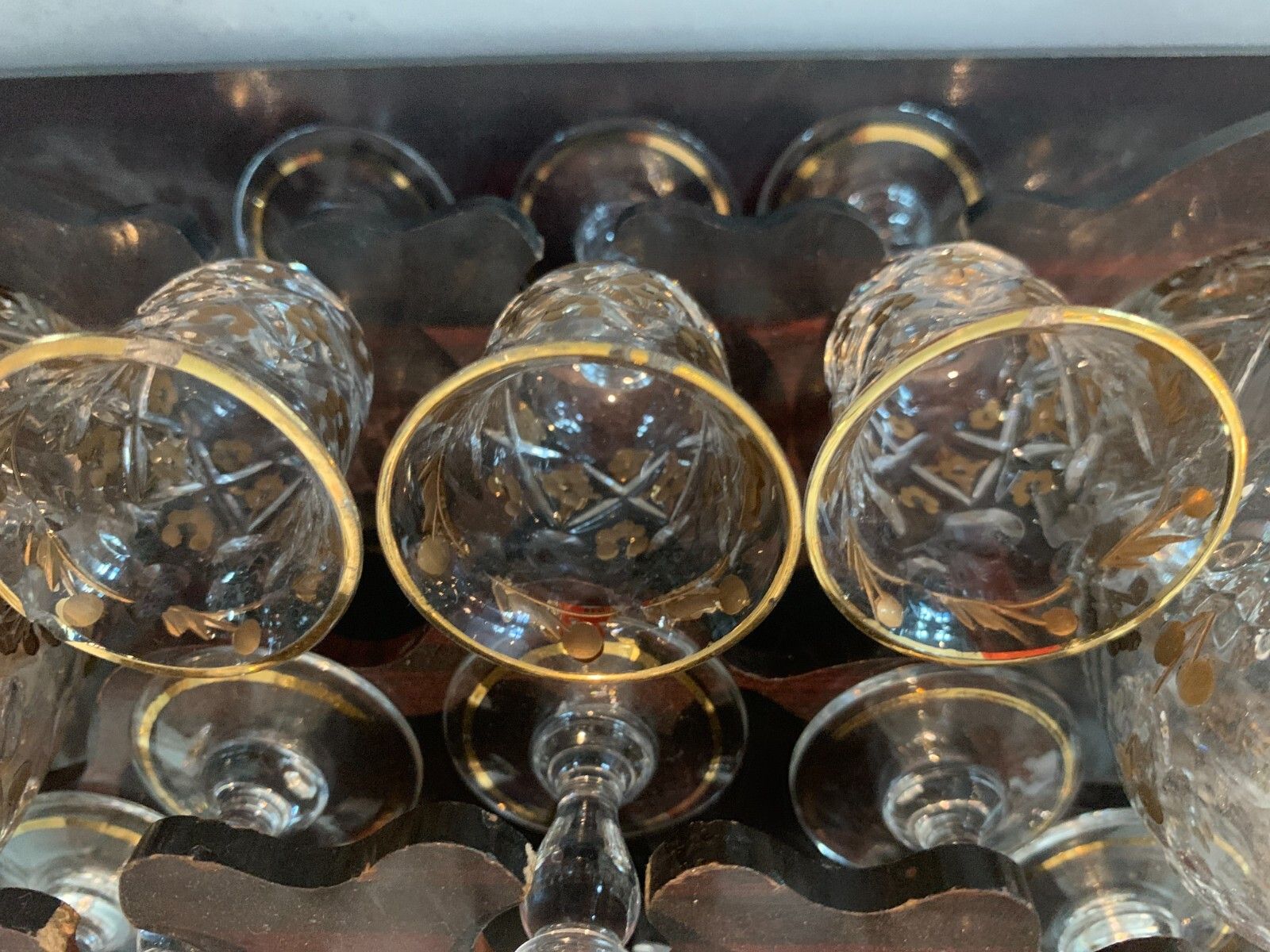 photo buy Complete Liquor Cellar Napoleon III Marquetry Ball Box 19th Century