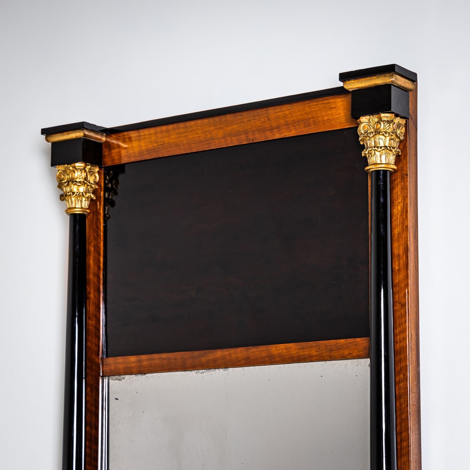 Biedermeier Pier Mirror, Circa 1810 photo vintage