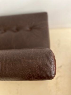 Brown Armchair In Fiberglass Shell photo vintage