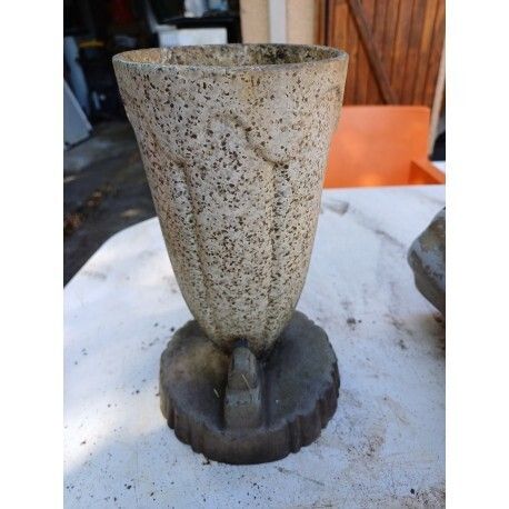 Home Decor Lot De 3 Vases En Fonte 1900 De Charleville   Mézières photo