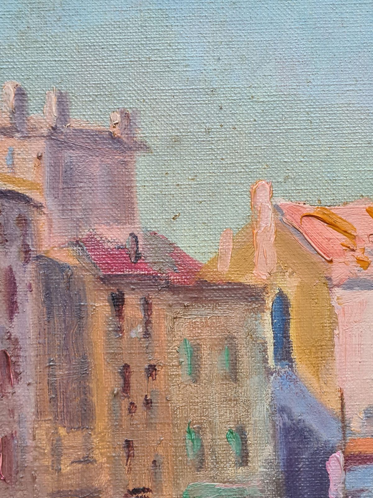 Collioure, A Mediterranean Street Scene And The Church Of Notre Dame Des Anges By E.L.Y. photo buy