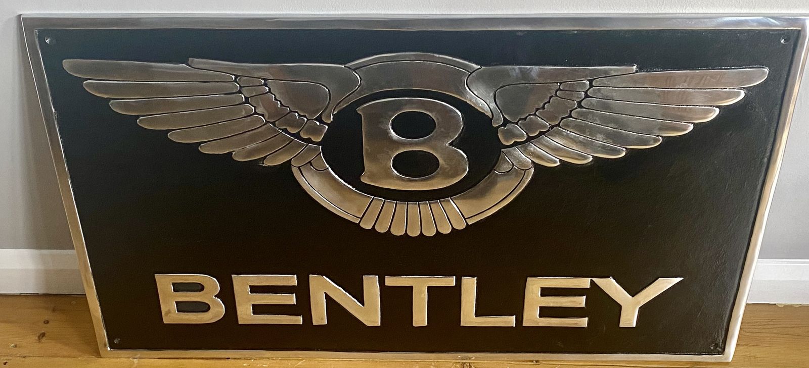 Bentley Dealership Garage Metal Automotive Automobile Car Dealer Sign Showroom Wall Art Continental Gt Gtc Bentayga Suv Flying Spur Mulsanne Arnage photo 695.0