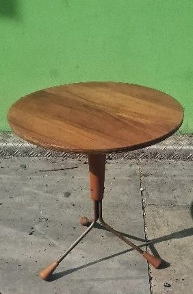 Teak 3 Legged Table By Albert Larsson Alberts Tibro Sweden photo for sale
