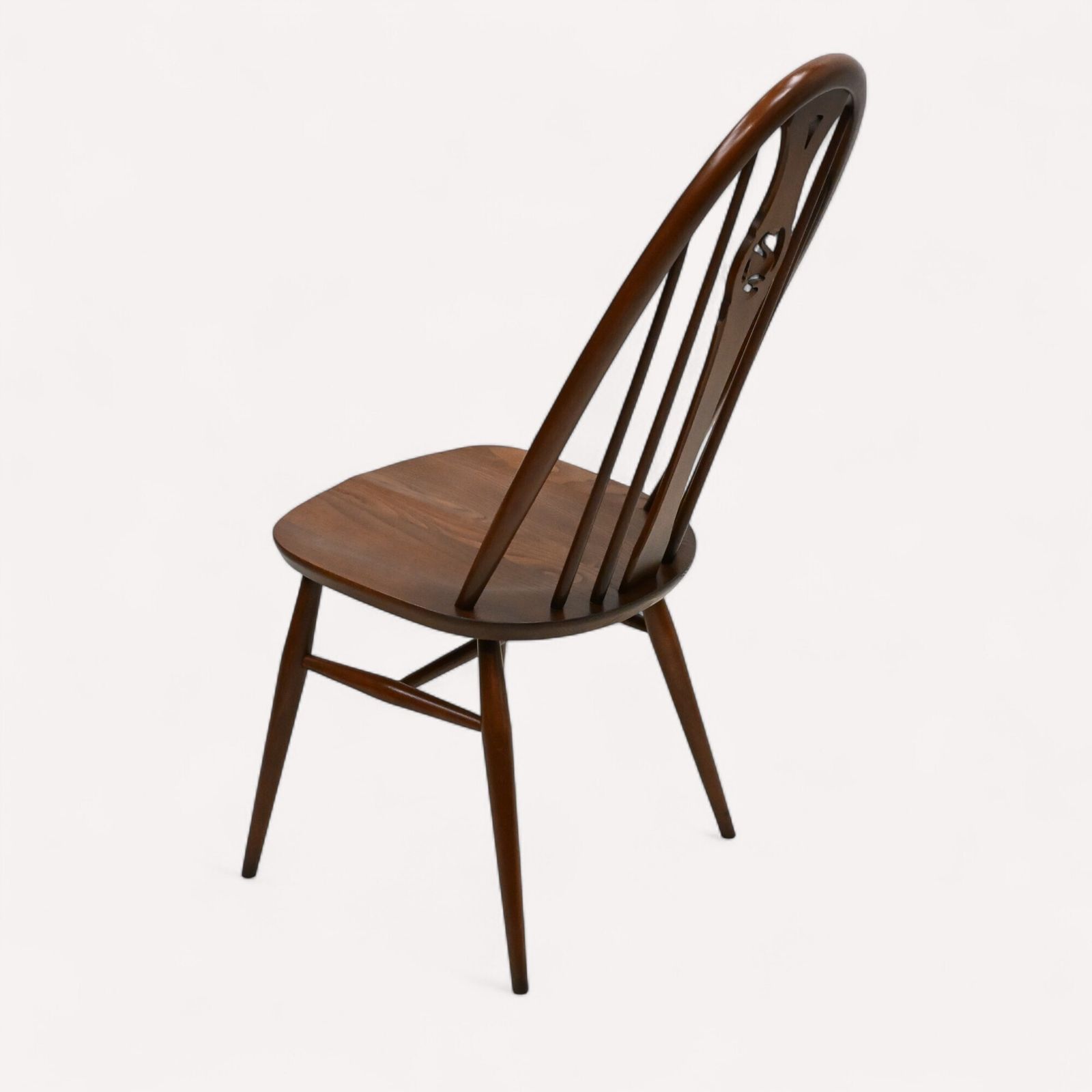 photo furniture 4 Ercol Dining Chairs Windsor Bow Backs Swan Fruitwood Finish Free Uk Delivery