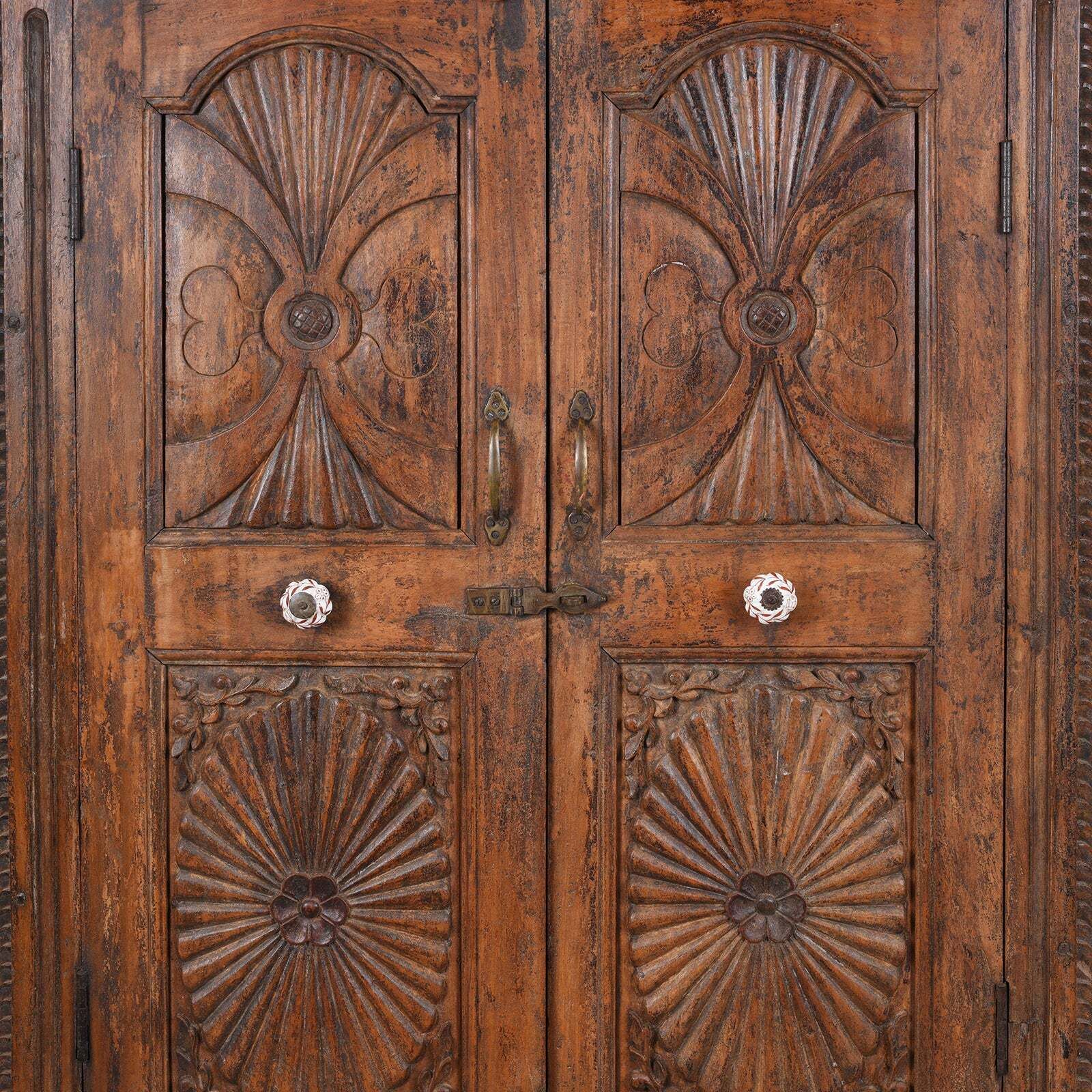 Antique Indian Almirah Cabinet From Gujarat   19th Century photo Furniture