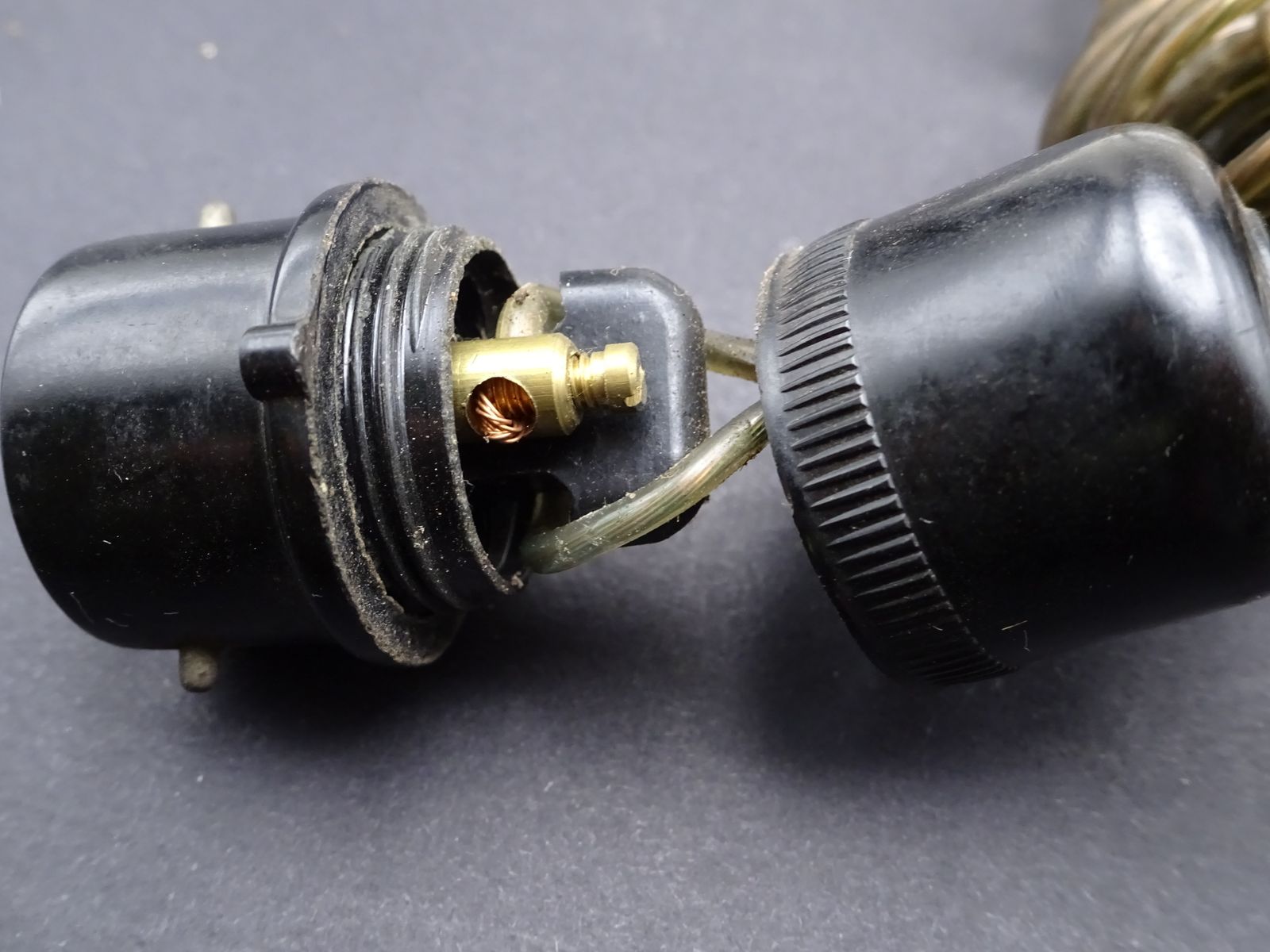 Circa 1940s Plastic & Bakelite Industrial Wall Light For Rewire. Rare Find photo for sale
