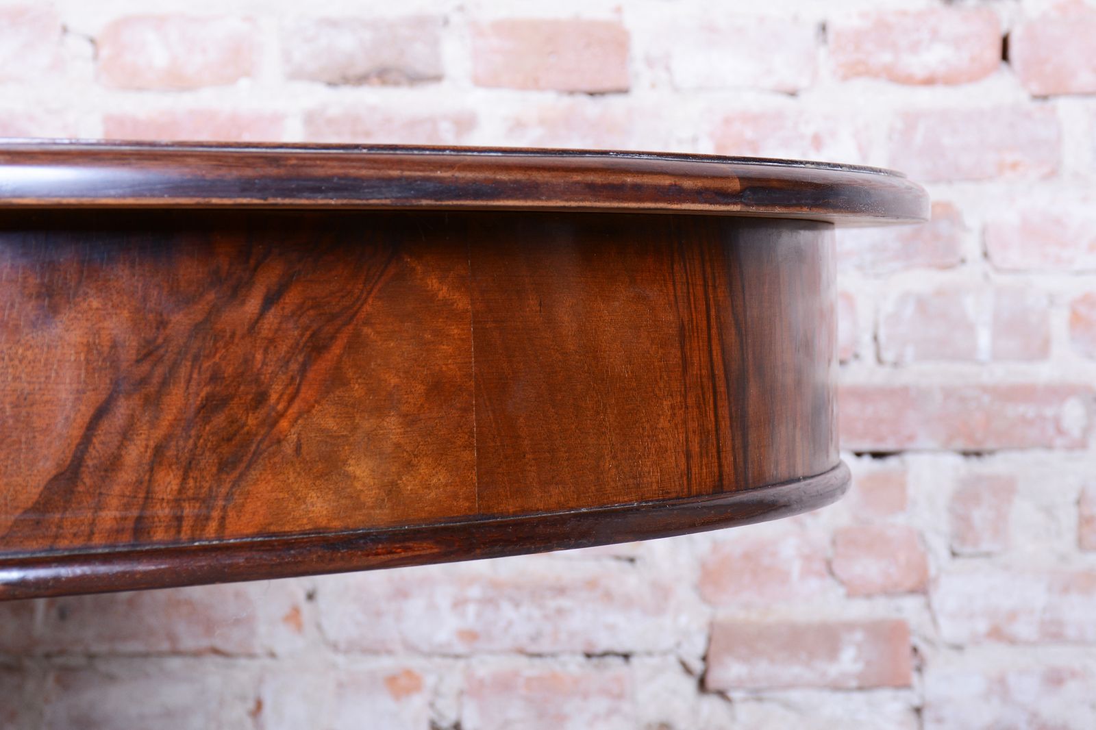 Furniture Restored Art Deco Dinig Set, Caucasian Walnut, Thuja, Polished, England, 1920s photo