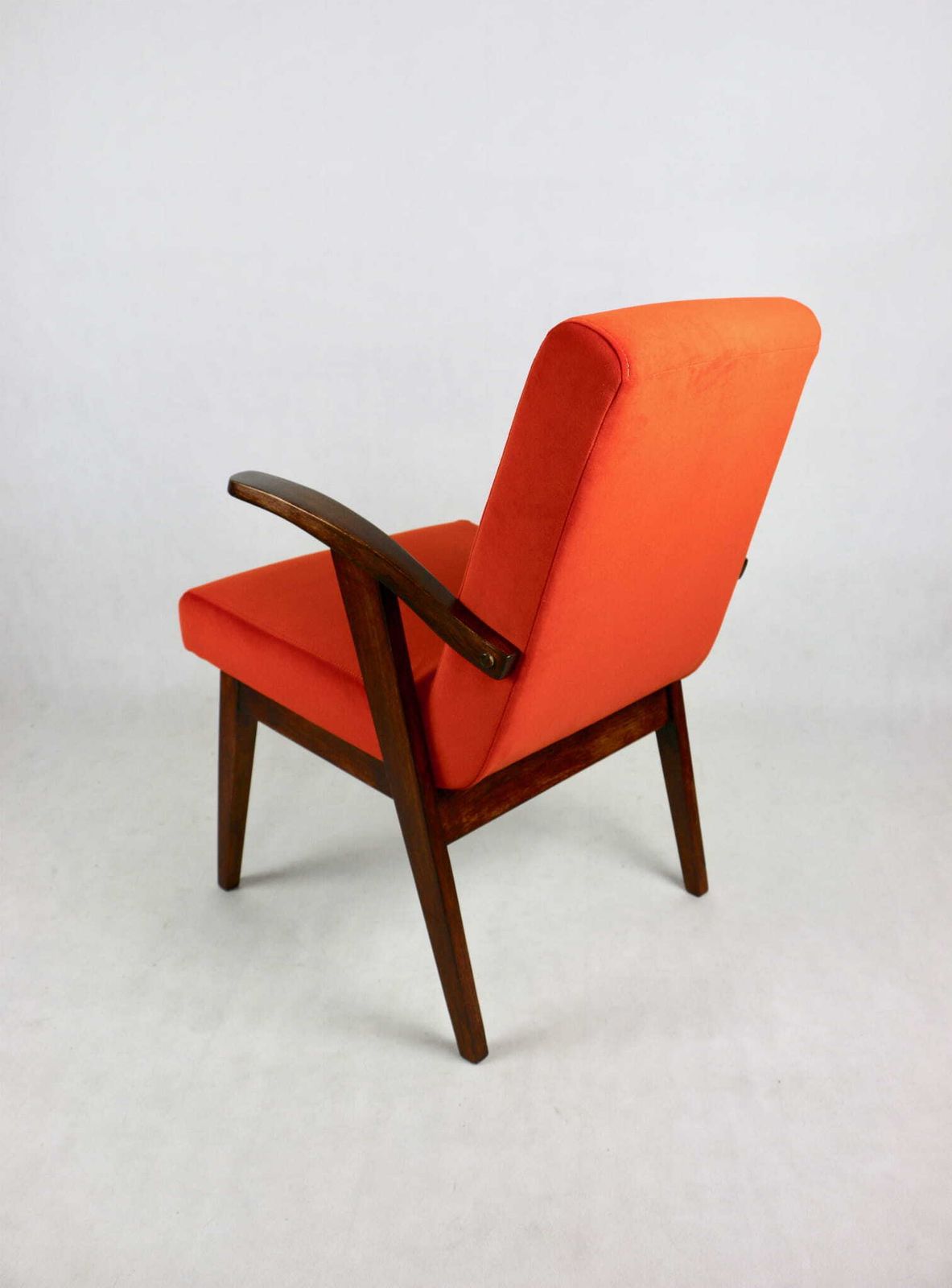 Vintage Armchair 300 123, Designed By Projekt M. Puchały, Orange   Orange photo 371.0