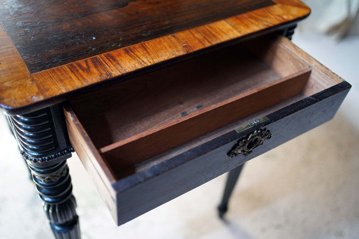 photo for sale A Fine Late Regency/William IV Period Rosewood & Ebonised Side Table C.1825 35