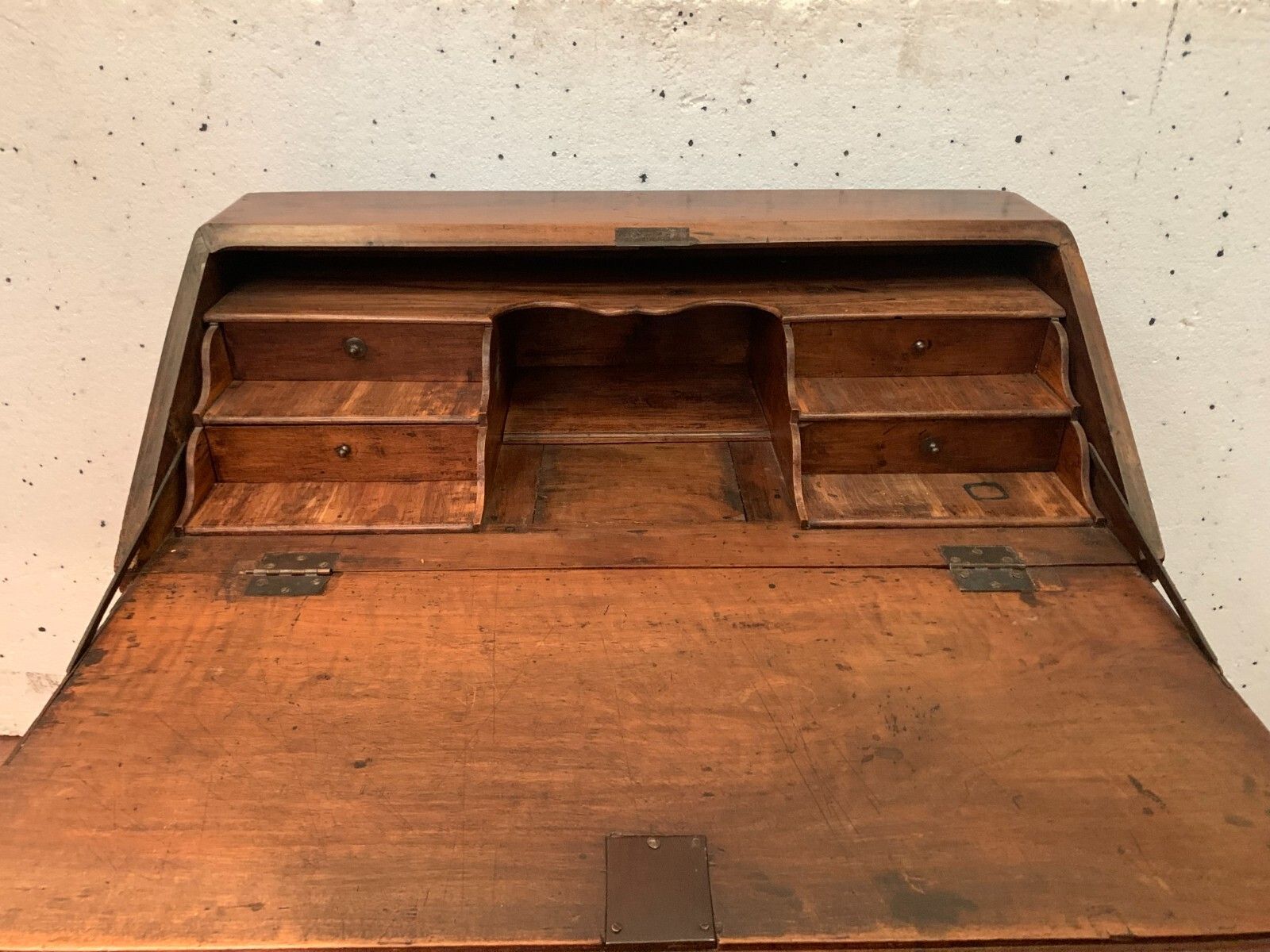 Louis XV Solid Walnut Slope Desk From The 18th Century photo for sale