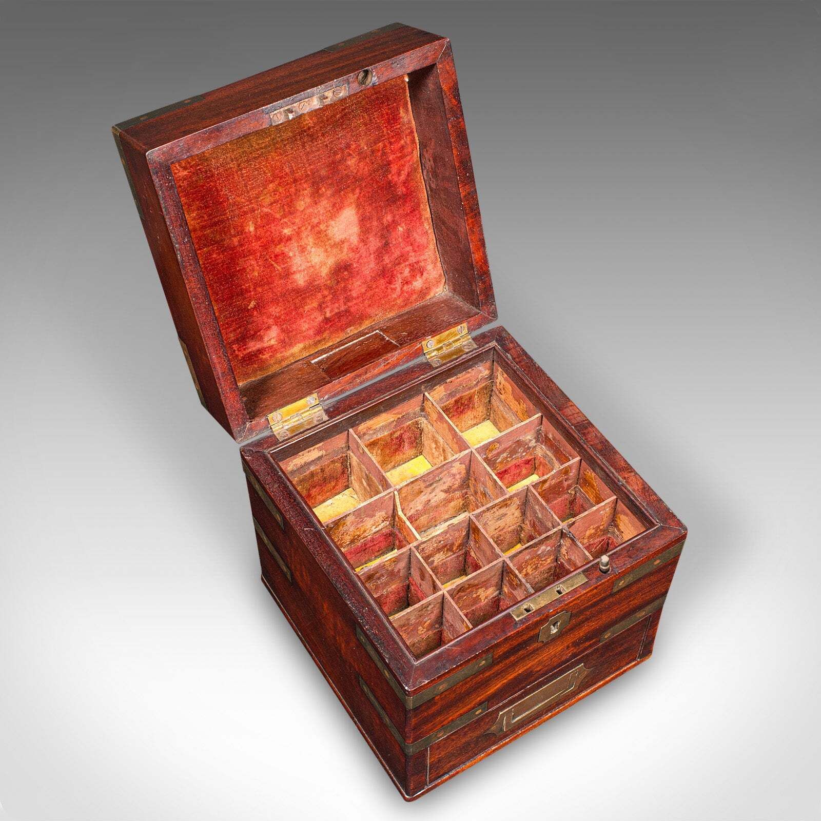 photo furniture Antique Campaign Apothecary Box, English, Chemist’s Case, Georgian, Circa 1780
