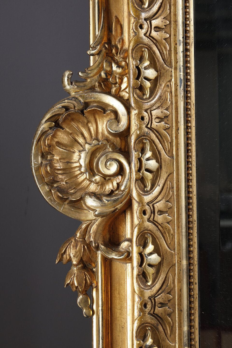 photo vinterior Monumental Louis XVI Style Mirror, Work From The Napoleon III Period
