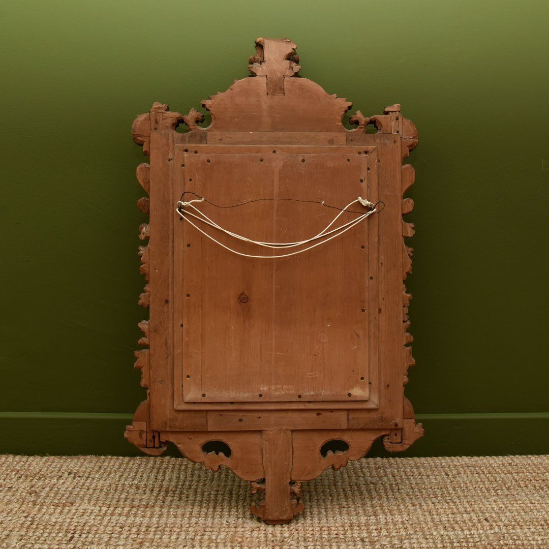 A 19th Century Carved Mirror Frame In 17th Century Italian Style photo for sale