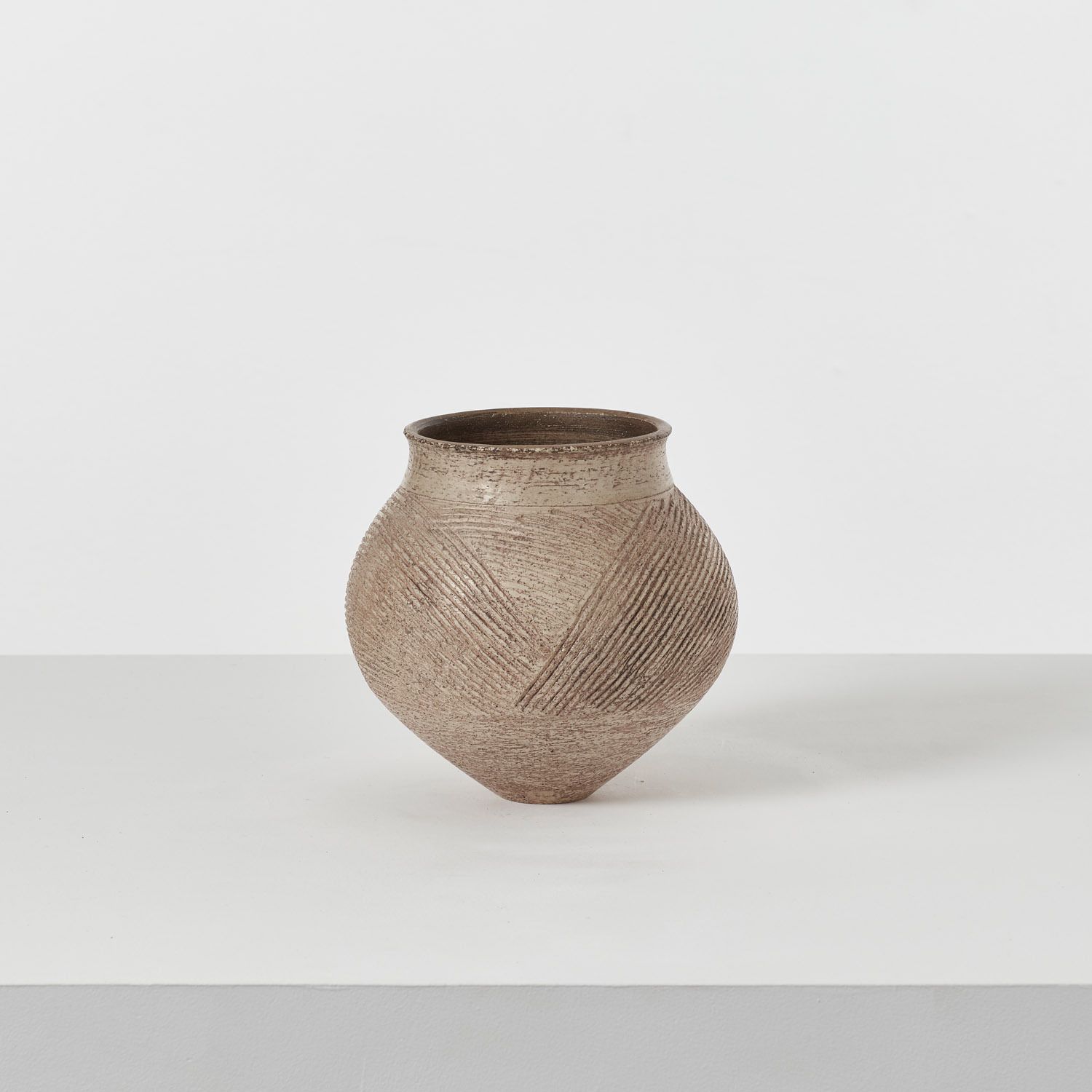 Jason Wason Ovoid Studio Pottery Vase Uk, 20th Century photo furniture